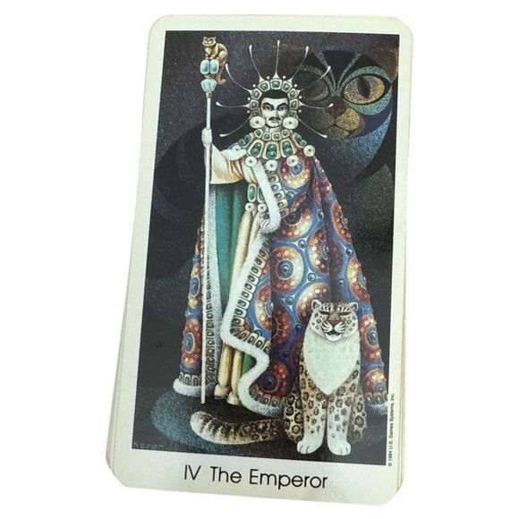 1984 Tarot of the Cat People Deck by Karen Kuykendall – 78 Cards No Box or Guide - Picture 3 of 4